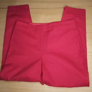 J. Crew New Womens Barbie Pink Linen Blend Lined Pants 4